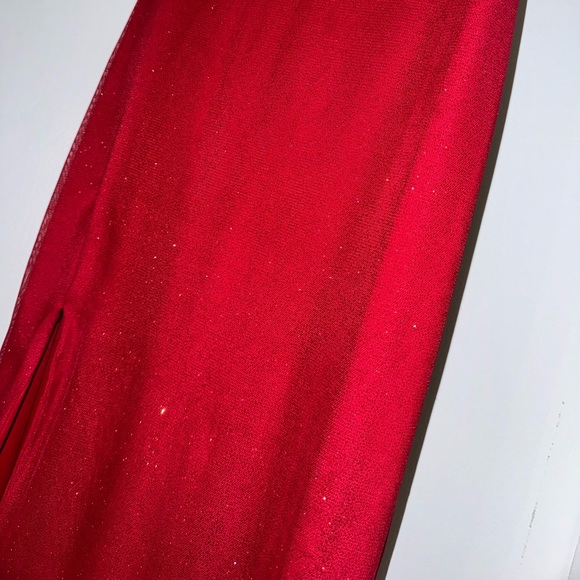 Sold Out - Baby Boo Trixie Maxi Dress in Sparkle Red - Picture 2 of 6